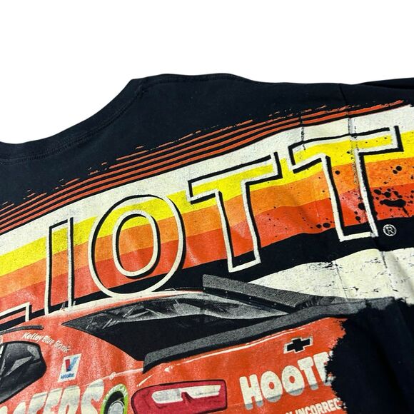 Vintage Chase Elliott NASCAR Hooters Graphic Shirt Men’s XL AOP Racing Y2K - Picture 9 of 9